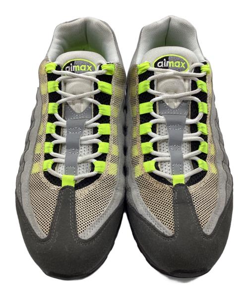 NIKE（ナイキ）NIKE (ナイキ) スニーカー AIR MAX95 グレー×イエロー サイズ:SIZE 27.5cmの古着・服飾アイテム