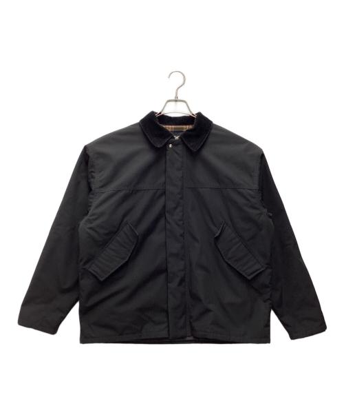 BEAMS HEART（ビームスハート）BEAMS HEART (ビームスハート) 襟コーデュロイ切替ブルゾン ブラック サイズ:SIZE Sの古着・服飾アイテム