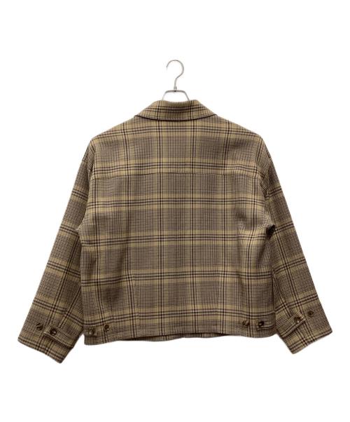AURALEE（オーラリー）AURALEE (オーラリー) ブルゾン ブラウン×カーキ サイズ:SIZE 4の古着・服飾アイテム