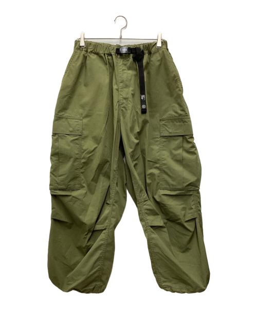 NEIGHBORHOOD（ネイバーフッド）NEIGHBORHOOD (ネイバーフッド) ワイド カーゴ パンツ オリーブ サイズ:SIZE Lの古着・服飾アイテム