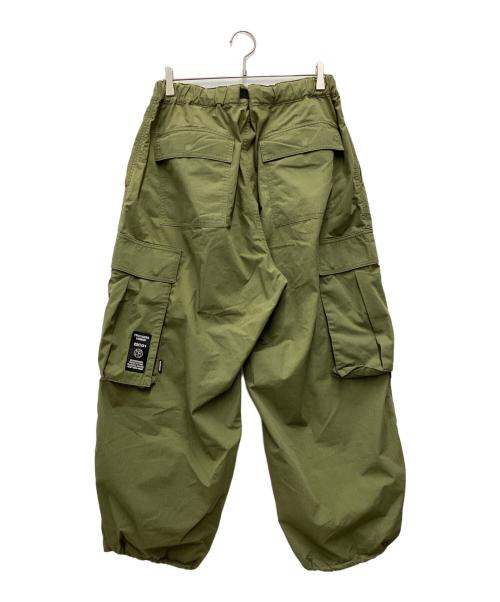NEIGHBORHOOD（ネイバーフッド）NEIGHBORHOOD (ネイバーフッド) ワイド カーゴ パンツ オリーブ サイズ:SIZE Lの古着・服飾アイテム