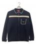 Supreme（シュプリーム）の古着「Chest Stripe Zip Up Cardiga 厚手カーディガン」｜ブラック×ベージュ