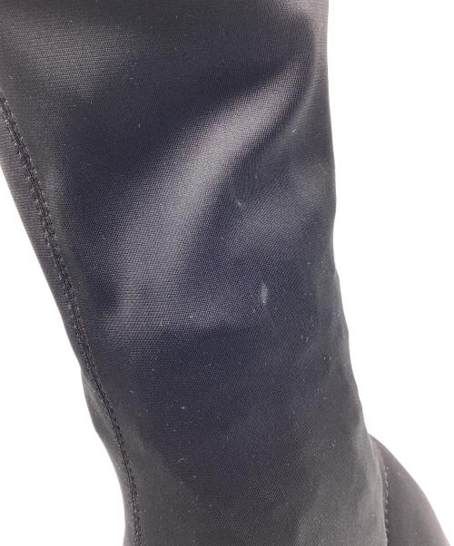 YELLO（イエロ）YELLO (イエロ) ロングブーツ　TOKYO BLACK DOUBLE SNEAKR LONG BOOTS ブラック サイズ:SIZE XLの古着・服飾アイテム