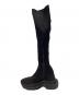 中古・古着 YELLO (イエロ) ロングブーツ　TOKYO BLACK DOUBLE SNEAKR LONG BOOTS ブラック サイズ:SIZE XL：8000円