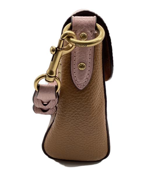 COACH（コーチ）COACH (コーチ) 2WAYバッグ ブラウン×ピンクの古着・服飾アイテム
