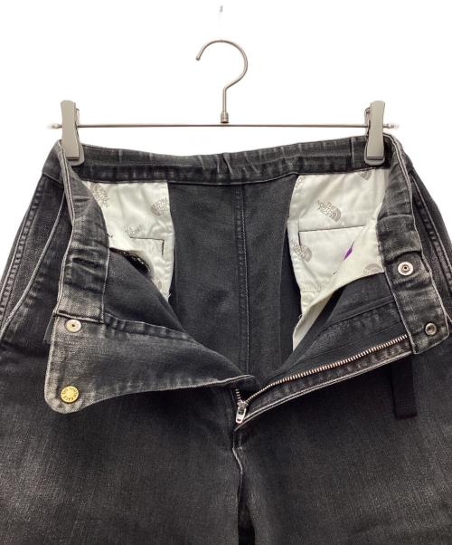 THE NORTH FACE（ザ ノース フェイス）THE NORTH FACE (ザ ノース フェイス) ブラックジーンズ ワイドテーパードデニムパンツ ブラック サイズ:SIZE 30の古着・服飾アイテム
