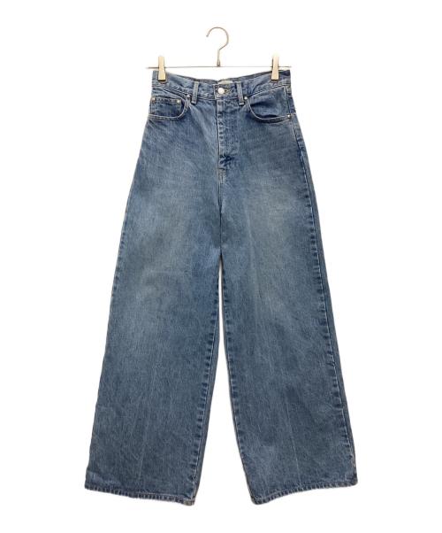 YORI（ヨリ）yori (ヨリ) デニムパンツ ブルー サイズ:SIZE 34の古着・服飾アイテム