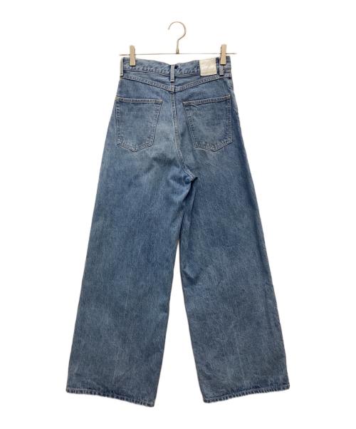 YORI（ヨリ）yori (ヨリ) デニムパンツ ブルー サイズ:SIZE 34の古着・服飾アイテム