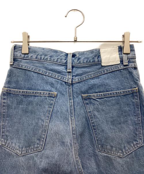YORI（ヨリ）yori (ヨリ) デニムパンツ ブルー サイズ:SIZE 34の古着・服飾アイテム