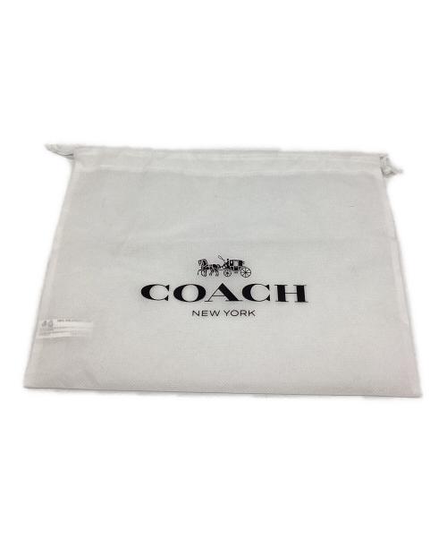 COACH（コーチ）COACH (コーチ) ラウンドファスナー財布 シグネチャー ブラックの古着・服飾アイテム
