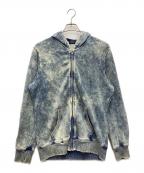 DIESELディーゼル）の古着「ジップパーカー」｜スカイブルー