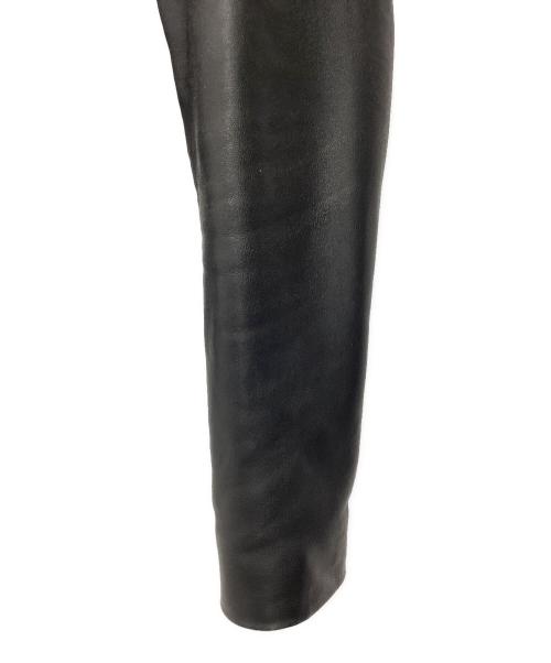 HELMUT LANG（ヘルムートラング）HELMUT LANG (ヘルムートラング) フーデッドレザージャケット ブラック サイズ:SIZE Pの古着・服飾アイテム