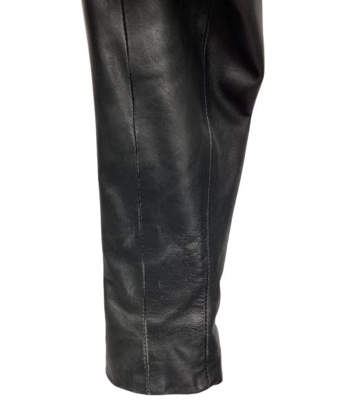 HELMUT LANG（ヘルムートラング）HELMUT LANG (ヘルムートラング) フーデッドレザージャケット ブラック サイズ:SIZE Pの古着・服飾アイテム