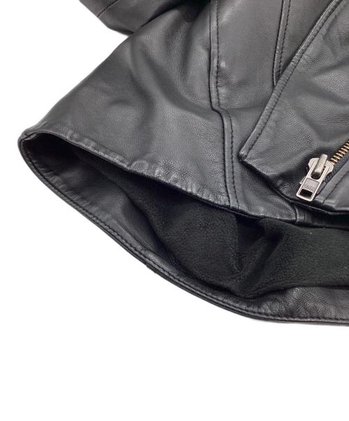 HELMUT LANG（ヘルムートラング）HELMUT LANG (ヘルムートラング) フーデッドレザージャケット ブラック サイズ:SIZE Pの古着・服飾アイテム