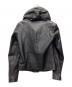 HELMUT LANG (ヘルムートラング) フーデッドレザージャケット ブラック サイズ:SIZE P：15000円