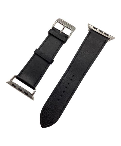 HERMES（エルメス）HERMES (エルメス) AppleWatchバンド シンプルトゥール ブラック×ブラウンの古着・服飾アイテム