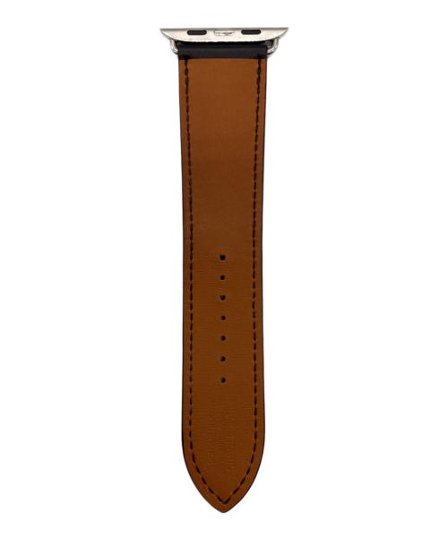 HERMES（エルメス）HERMES (エルメス) AppleWatchバンド シンプルトゥール ブラック×ブラウンの古着・服飾アイテム