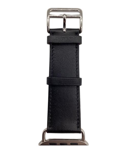 HERMES（エルメス）HERMES (エルメス) AppleWatchバンド シンプルトゥール ブラック×ブラウンの古着・服飾アイテム
