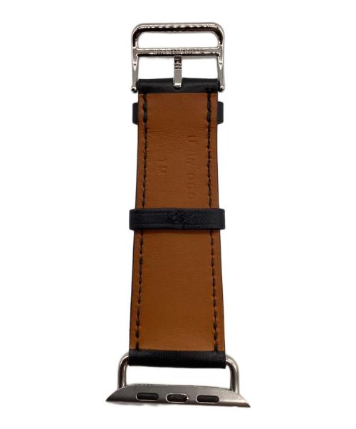 HERMES（エルメス）HERMES (エルメス) AppleWatchバンド シンプルトゥール ブラック×ブラウンの古着・服飾アイテム