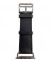 中古・古着 HERMES (エルメス) AppleWatchバンド シンプルトゥール ブラック×ブラウン：22000円
