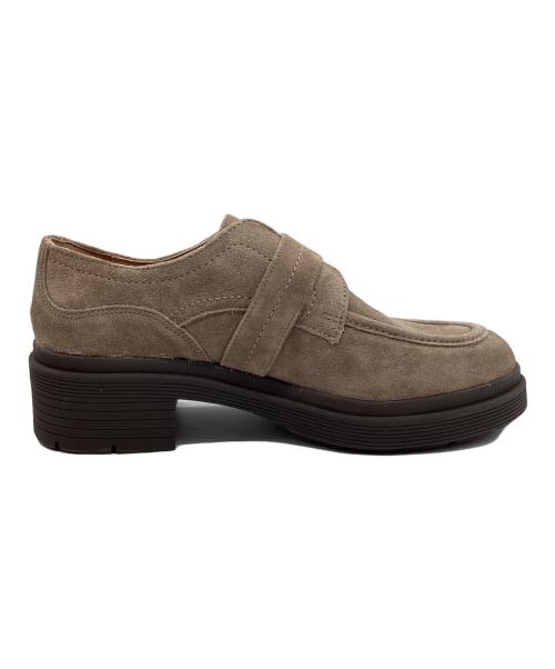 COLE HAAN（コールハーン）COLE HAAN (コールハーン) モカシンシューズ カリッタ モンクストラップラグオックスフォード ベージュ サイズ:SIZE 23.5cmの古着・服飾アイテム