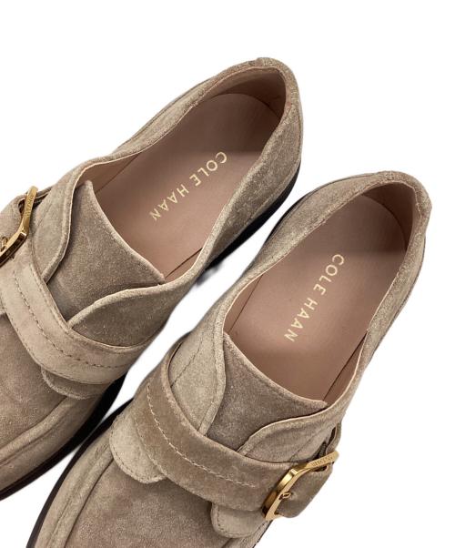 COLE HAAN（コールハーン）COLE HAAN (コールハーン) モカシンシューズ カリッタ モンクストラップラグオックスフォード ベージュ サイズ:SIZE 23.5cmの古着・服飾アイテム