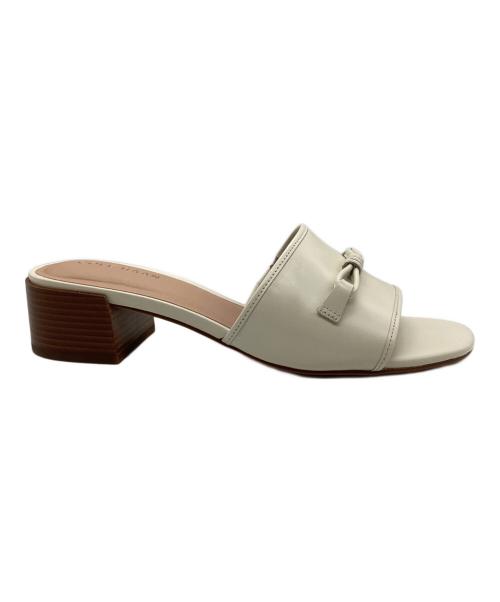 COLE HAAN（コールハーン）COLE HAAN (コールハーン) ミュール ケイリン ボウ ミュール アイボリー サイズ:SIZE 23.5cmの古着・服飾アイテム