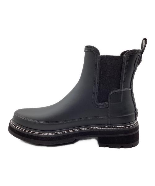 HUNTER（ハンター）HUNTER (ハンター) チェルシーブーツ ブラック サイズ:SIZE 24cmの古着・服飾アイテム