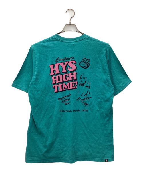 Hysteric Glamour（ヒステリックグラマー）Hysteric Glamour (ヒステリックグラマー) 半袖カットソー タグ付 スカイブルー サイズ:SIZE XLの古着・服飾アイテム