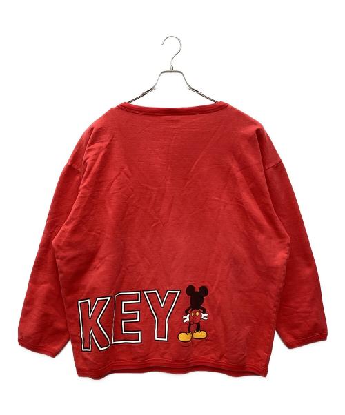 MICKEY&CO.（ミッキー アンド コー）MICKEY&CO. (ミッキー アンド コー) クルーネックスウェット 90s レッド サイズ:SIZE Lの古着・服飾アイテム