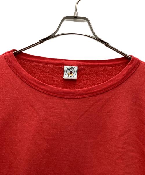 MICKEY&CO.（ミッキー アンド コー）MICKEY&CO. (ミッキー アンド コー) クルーネックスウェット 90s レッド サイズ:SIZE Lの古着・服飾アイテム