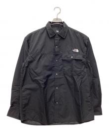 THE NORTH FACE（ザ ノース フェイス）の古着「ロングスリーブヌプシシャツ」｜ブラック