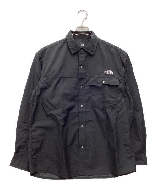 THE NORTH FACE（ザ ノース フェイス）THE NORTH FACE (ザ ノース フェイス) ロングスリーブヌプシシャツ ブラック サイズ:SIZE Mの古着・服飾アイテム