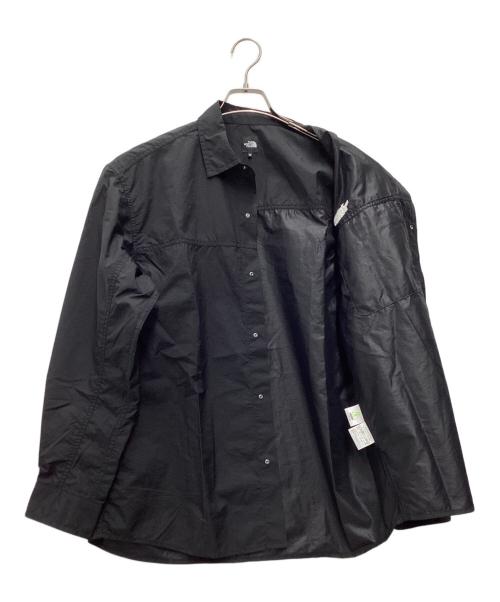 THE NORTH FACE（ザ ノース フェイス）THE NORTH FACE (ザ ノース フェイス) ロングスリーブヌプシシャツ ブラック サイズ:SIZE Mの古着・服飾アイテム