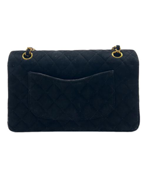 CHANEL（シャネル）CHANEL (シャネル) Wフラップチェーンショルダーバッグ ブラック サイズ:25の古着・服飾アイテム