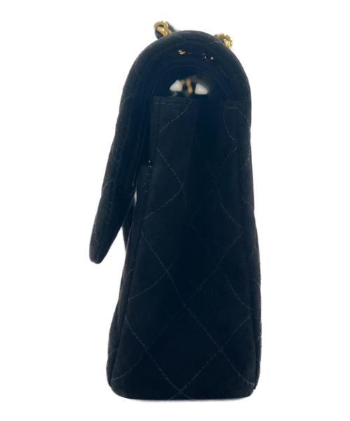 CHANEL（シャネル）CHANEL (シャネル) Wフラップチェーンショルダーバッグ ブラック サイズ:25の古着・服飾アイテム