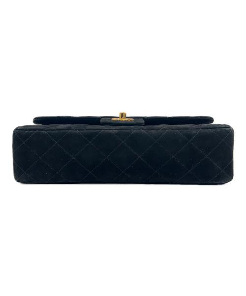CHANEL（シャネル）CHANEL (シャネル) Wフラップチェーンショルダーバッグ ブラック サイズ:25の古着・服飾アイテム