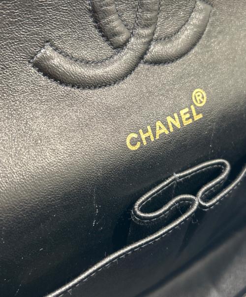 CHANEL（シャネル）CHANEL (シャネル) Wフラップチェーンショルダーバッグ ブラック サイズ:25の古着・服飾アイテム