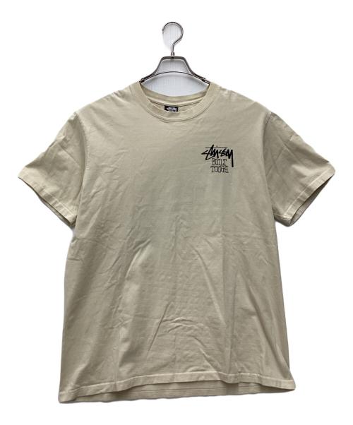 stussy（ステューシー）stussy (ステューシー) 半袖シャツ カーキ サイズ:SIZE Lの古着・服飾アイテム