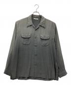 OLD JOE & Co.オールドジョー）の古着「SWALLOW COLLAR NASSOU SHIRTS シャツ」｜グレー