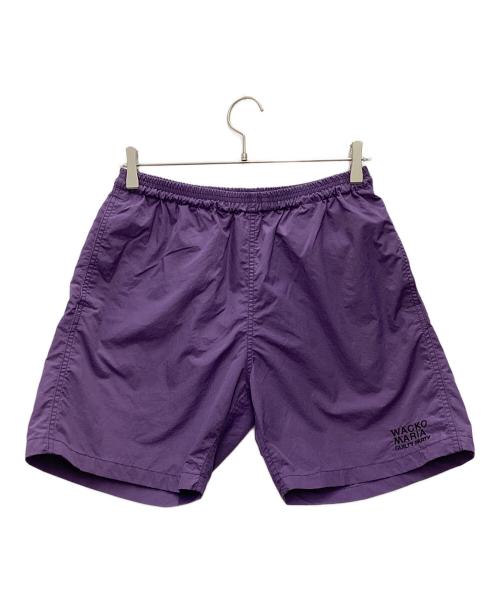 WACKO MARIA（ワコマリア）WACKO MARIA (ワコマリア) ハーフナイロンパンツ パープル サイズ:SIZE Lの古着・服飾アイテム