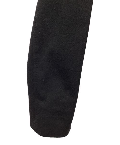 EDIFICE（エディフィス）EDIFICE (エディフィス) カシミヤ混ウールステンカラーコート ブラック サイズ:SIZE 44の古着・服飾アイテム