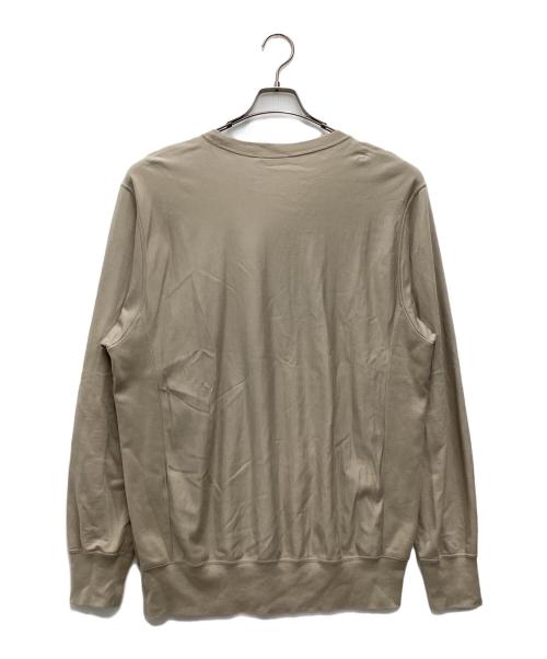 AURALEE（オーラリー）AURALEE (オーラリー) SUPER HIGH GAUZE NAPPED SWEAT P/O 長袖カットソー ベージュ サイズ:SIZE 4の古着・服飾アイテム