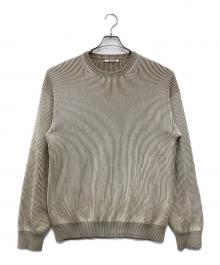 AURALEE（オーラリー）の古着「SUPER HARD TWIST RIB KNIT P/O 長袖カットソー」｜ベージュ