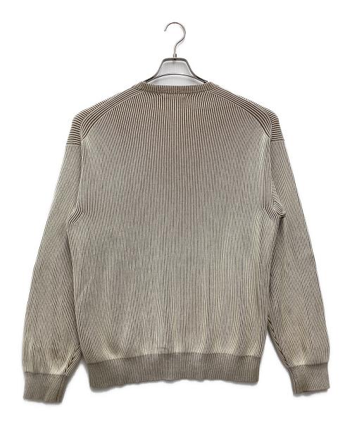 AURALEE（オーラリー）AURALEE (オーラリー) SUPER HARD TWIST RIB KNIT P/O 長袖カットソー ベージュ サイズ:SIZE 4の古着・服飾アイテム