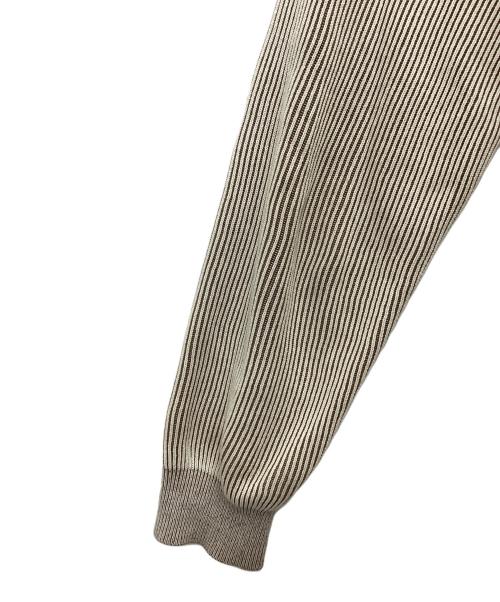 AURALEE（オーラリー）AURALEE (オーラリー) SUPER HARD TWIST RIB KNIT P/O 長袖カットソー ベージュ サイズ:SIZE 4の古着・服飾アイテム