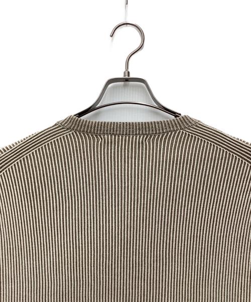 AURALEE（オーラリー）AURALEE (オーラリー) SUPER HARD TWIST RIB KNIT P/O 長袖カットソー ベージュ サイズ:SIZE 4の古着・服飾アイテム