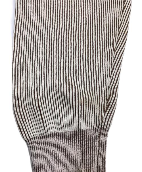 AURALEE（オーラリー）AURALEE (オーラリー) SUPER HARD TWIST RIB KNIT P/O 長袖カットソー ベージュ サイズ:SIZE 4の古着・服飾アイテム