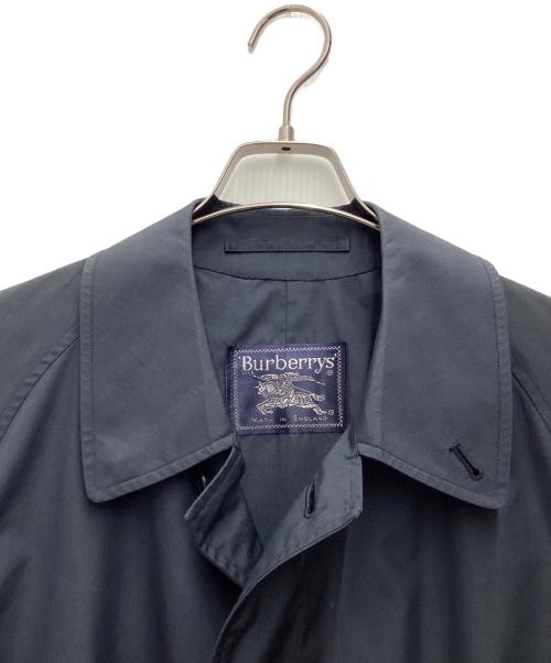 Burberry's（バーバリー）Burberry's (バーバリー) ステンカラーコート ネイビー サイズ:SIZE 不明の古着・服飾アイテム