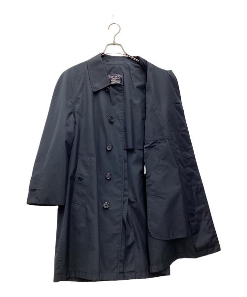 Burberry's（バーバリー）Burberry's (バーバリー) ステンカラーコート ネイビー サイズ:SIZE 不明の古着・服飾アイテム